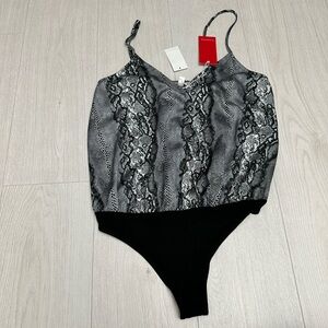 New rampage snakeprint bodysuit